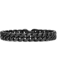 David Yurman - Curb Chain Titanium Bracelet (11.5Mm) - Lyst