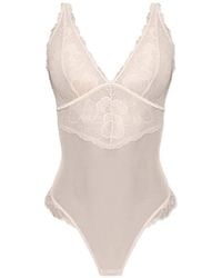Heist - Dahlia Lace-Panel Body - Lyst