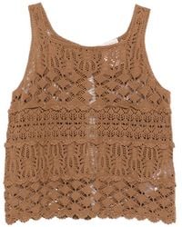 Semicouture - Openwork Top - Lyst