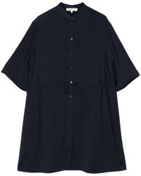 Maison Kitsuné - Short-sleeve Button-up Minidress - Lyst