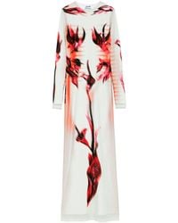 Jean Paul Gaultier - Body Morphing Mariniere Jersey Maxi Dress - Lyst
