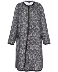 Comme des Garçons - Abrigo Largo Con Capa De Encaje - Lyst