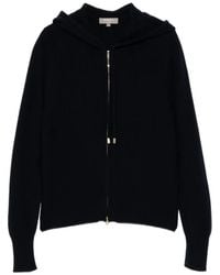 N.Peal Cashmere - Hoodie Honeycomb À Fermeture Zippée - Lyst