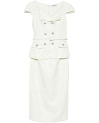 Self-Portrait - Embellished Double-Breasted Dress - Lyst