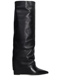 The Seller - Pointed-Toe Wedge Boots - Lyst