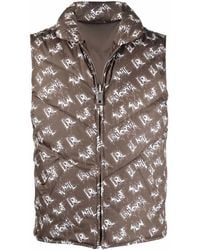 ERL - Chaleco Acolchado Con Logo Estampado - Lyst
