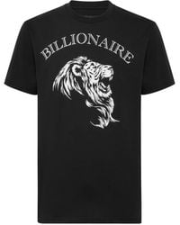 Billionaire - Logo-Print T-Shirt - Lyst
