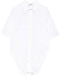 Jil Sander - Light Cotton Poplin Shirt - Lyst