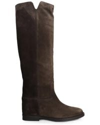 Via Roma 15 - Internal Wedge-Heel Knee-High Boots - Lyst