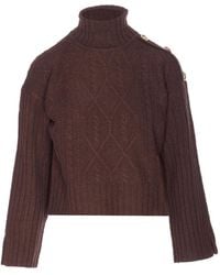Liu Jo - Crystal-Application Sweater - Lyst