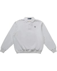 Polo Ralph Lauren - Long-sleeve polo sweatshirt - Lyst