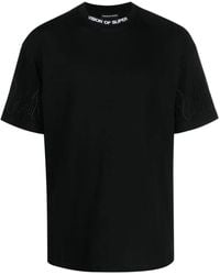 Vision Of Super - Logo-Embroidered Cotton T-Shirt - Lyst