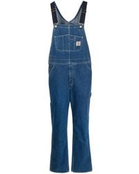 Carhartt - Logo-Patch Straight-Leg Dungarees - Lyst