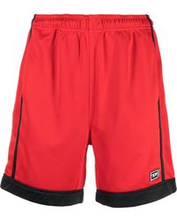 DIESEL - Pantalones cortos de deporte con parche del logo - Lyst