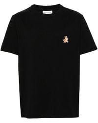 Maison Kitsuné - フォックスパッチ Tシャツ - Lyst
