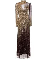 Jenny Packham - Starman Sequin Embellished Gown - Lyst