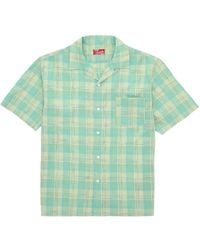 Fortela - Check-Pattern Patch-Pocket Shirt - Lyst