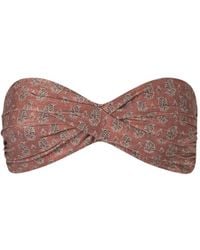 Johanna Ortiz - Sea Sprite Paisley-Print Bikini Top - Lyst