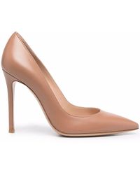 Gianvito Rossi - 105Mm Gianvito Leather Pumps - Lyst