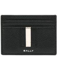 Bally - Porte-Cartes En Cuir À Logo Imprimé - Lyst