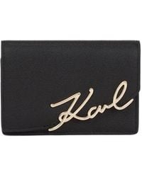 Karl Lagerfeld - Signature Portemonnaie - Lyst