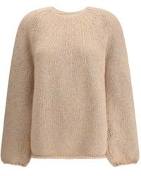 Forte Forte - Geperforeerde Ribgebreide Trui - Lyst