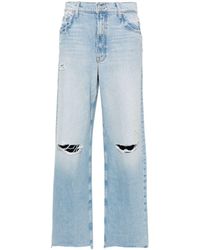 Mother - Weite Spinner High-Rise-Jeans - Lyst