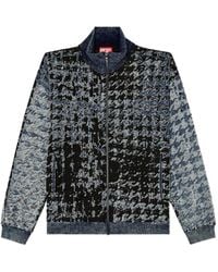 DIESEL - ハウンドトゥース ボンバージャケット - Lyst