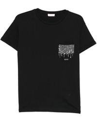 Liu Jo - Embellished Pocket T-Shirt - Lyst