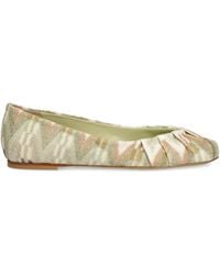 Missoni - プリーツフロント フラットシューズ - Lyst