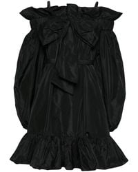 Patou - Ruffled Cold-shoulder Mini Dress - Women's - Polyester - Lyst