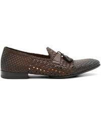 Doucal's - Woven Tassel Loafers - Lyst