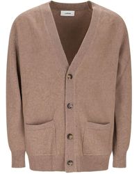 Lardini - Buttoned Patch-Pockets Cardigan - Lyst