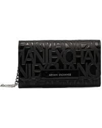 ARMANI EXCHANGE - Mini Embossed Clutch Bag - Lyst