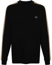 Fred Perry - Sweater Met Geborduurd Logo - Lyst