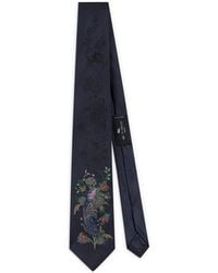 Etro - Cravatta Con Ricamo - Lyst