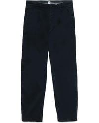 C.P. Company - Sateen Straight-Leg Trousers - Lyst