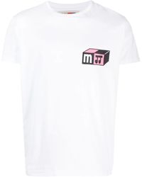 MODES GARMENTS - Logo-Print Cotton T-Shirt - Lyst