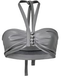 Lika - Top Con Scollo All'Americana - Lyst