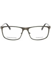 GANT - Rectangle-Frame Glasses - Lyst