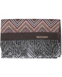 Missoni - Zigzag-Pattern Fringed Scarf - Lyst