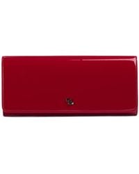 Le Silla - Patent-Finish Clutch Bag - Lyst