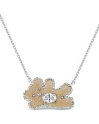 YVMIN - Paradise Crystal-Embellished Bear Necklace - Lyst