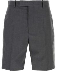 Jil Sander - Pleated Bermuda Shorts - Lyst