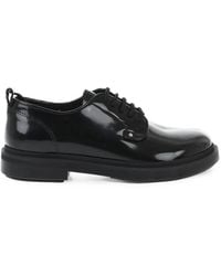 Ami Paris - Patent-Leather Round-Toe Derby Shoes - Lyst