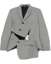 Comme des Garçons - Blazer Con Dettaglio Cut-Out - Lyst