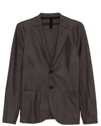 Harris Wharf London - Single-Breasted Virgin-Wool Blazer - Lyst