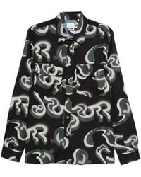 Paul Smith - Abstract-Print Long-Sleeved Shirt - Lyst