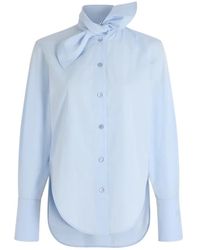 Patou - Bow-Collar Blouse - Lyst