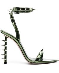 Le Silla - Jagger 120mm Studded Sandals - Lyst